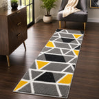 Mosaic Grey Runner Mat
