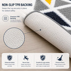 Mosaic Grey Runner Mat