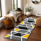 Mosaic Grey Runner Mat