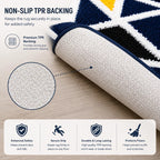 Mosaic Blue Runner Mat