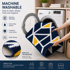 Mosaic Blue Runner Mat