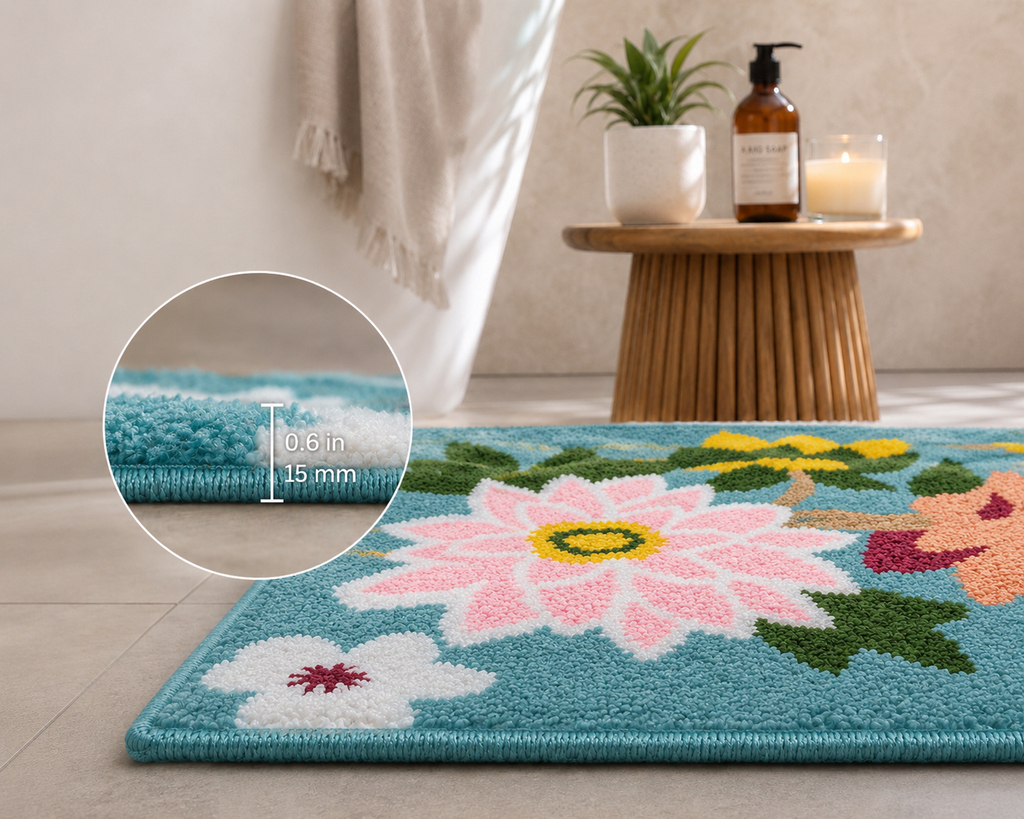 Nature Peacock Runner Mat