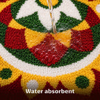 Rangoli Marigold Bloom Door and Bathroom Mat - Roseate