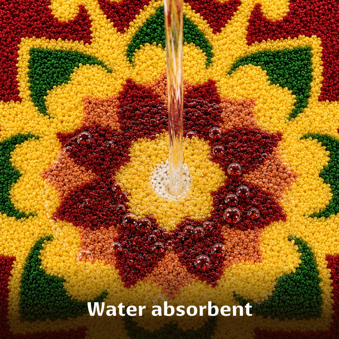 Rangoli Lotus Garden Door and Bathroom Mat - Roseate
