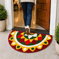 Kolam Marigold Bloom Door and Bathroom Mat - Roseate