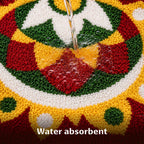 Kolam Marigold Bloom Door and Bathroom Mat - Roseate