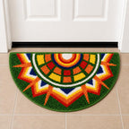 Kolam Carnival Sun Door and Bathroom Mat - Roseate