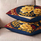 Autumn Peony Cushion Cover | Hummingbird