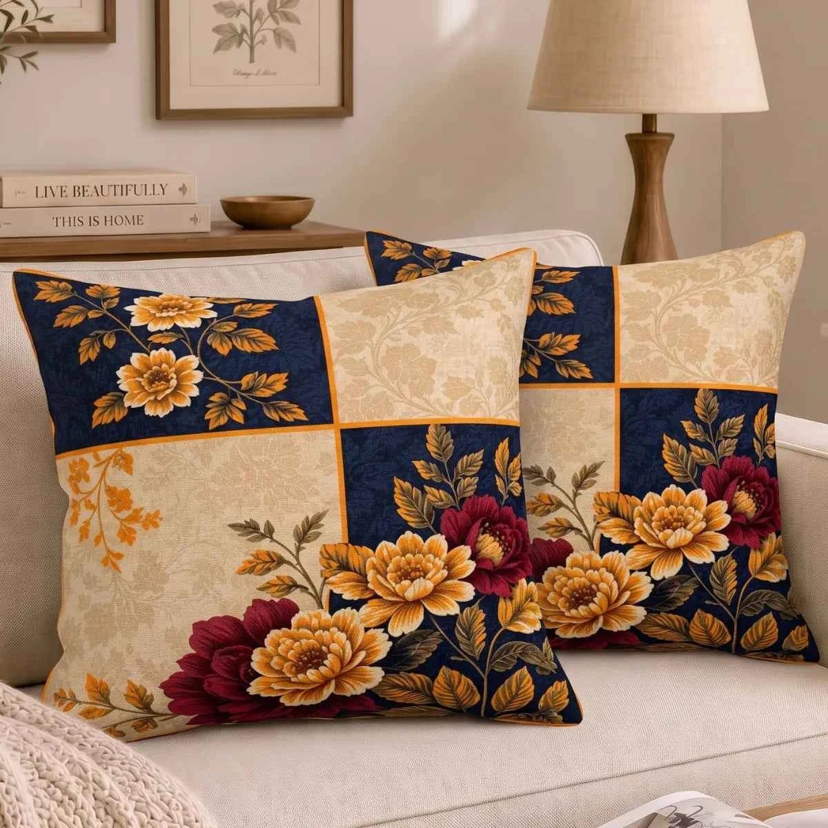 Corner Garden Cushion Cover | Hummingbird