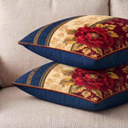 Corner Peony Cushion Cover | Hummingbird