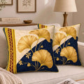 Golden Ginkgo Cushion Cover | Hummingbird