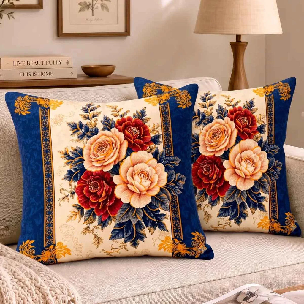 Regal Bouquet Cushion Cover | Hummingbird