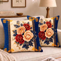 Regal Bouquet Cushion Cover | Hummingbird