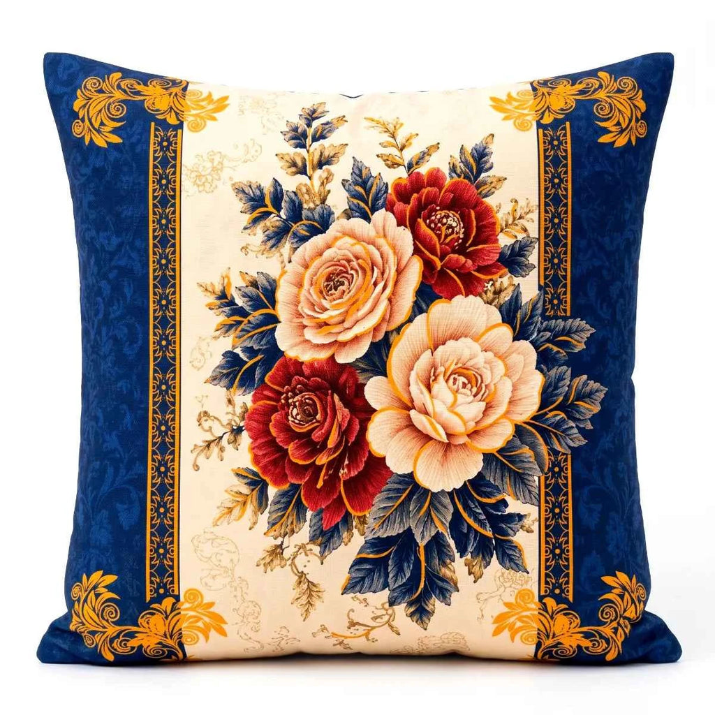 Regal Bouquet Cushion Cover | Hummingbird
