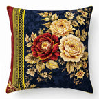 Velvet Peony Cushion Cover | Hummingbird