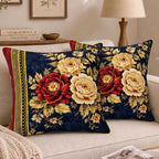 Velvet Peony Cushion Cover | Hummingbird