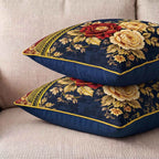 Velvet Peony Cushion Cover | Hummingbird