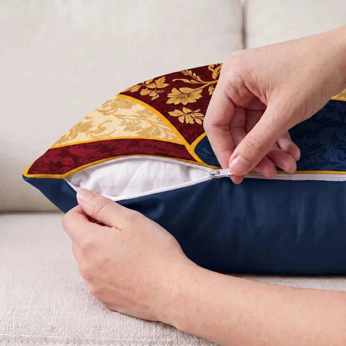 Diamond Bloom Cushion Cover | Hummingbird