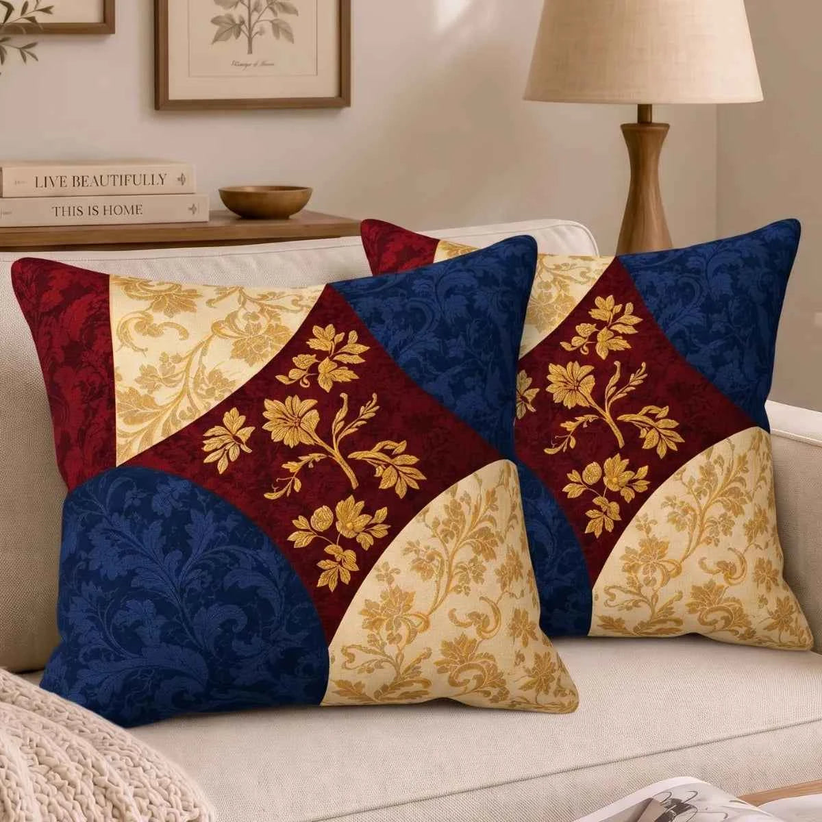 Diamond Bloom Cushion Cover | Hummingbird