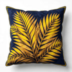 Golden Palm Cushion Cover | Hummingbird