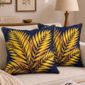 Golden Palm Cushion Cover | Hummingbird