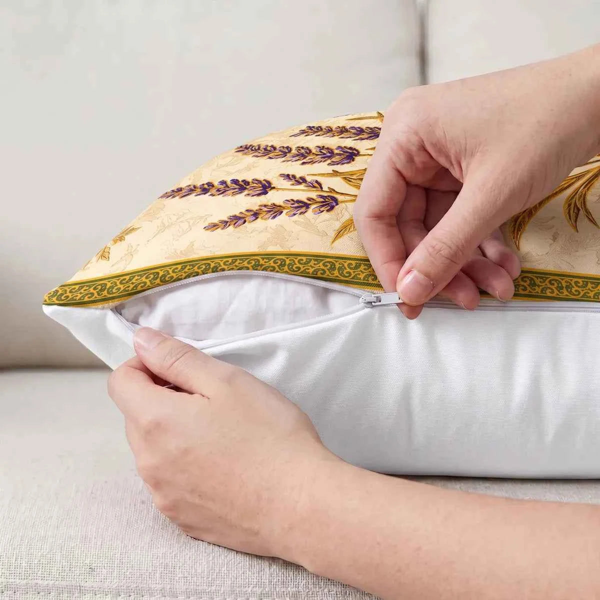 Lavender Fields Cushion Cover | Hummingbird