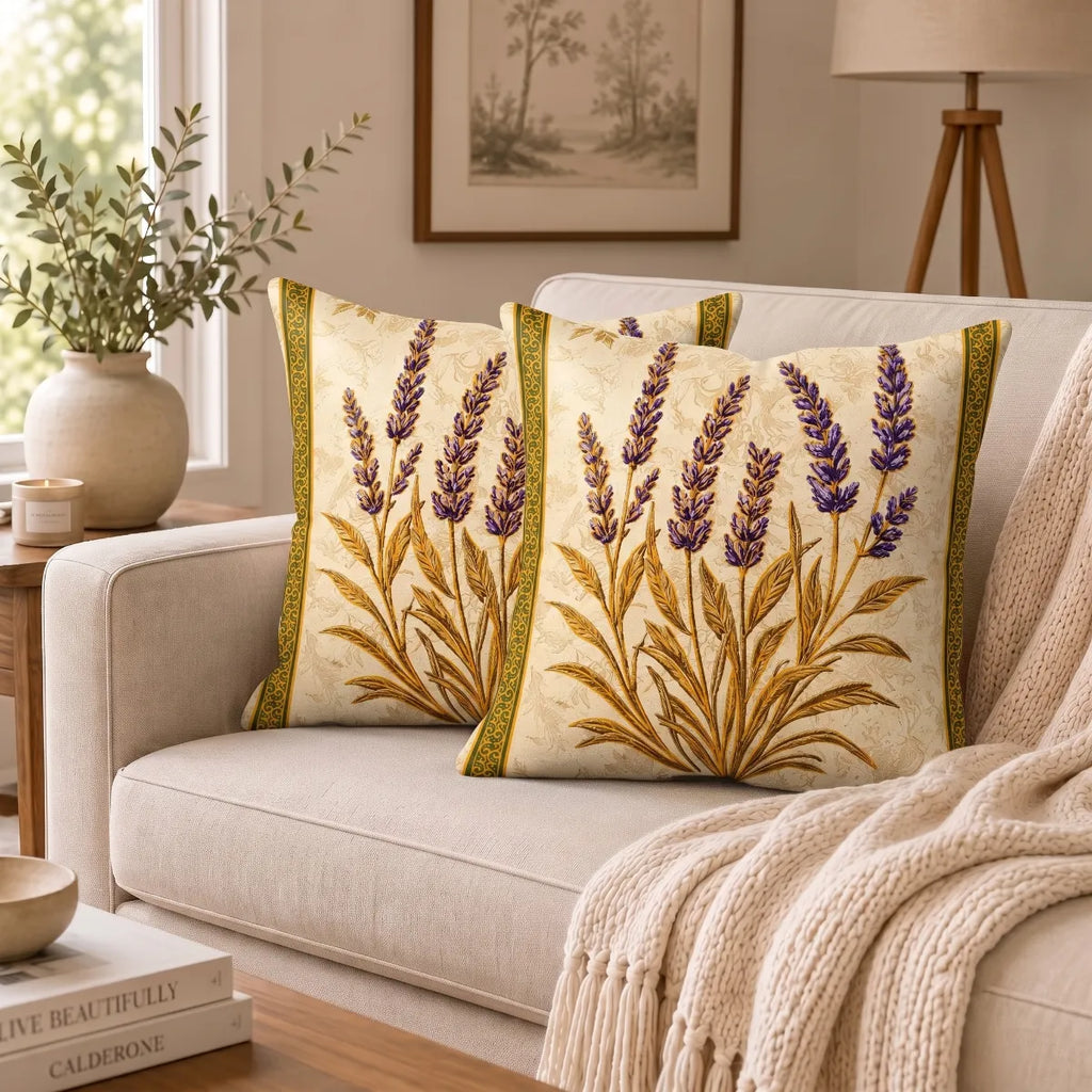 Lavender Fields Cushion Cover | Hummingbird