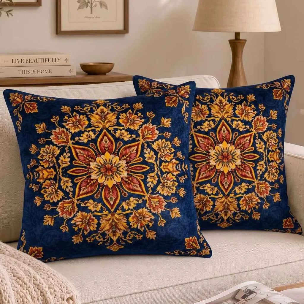 Persian Medallion Cushion Cover | Hummingbird
