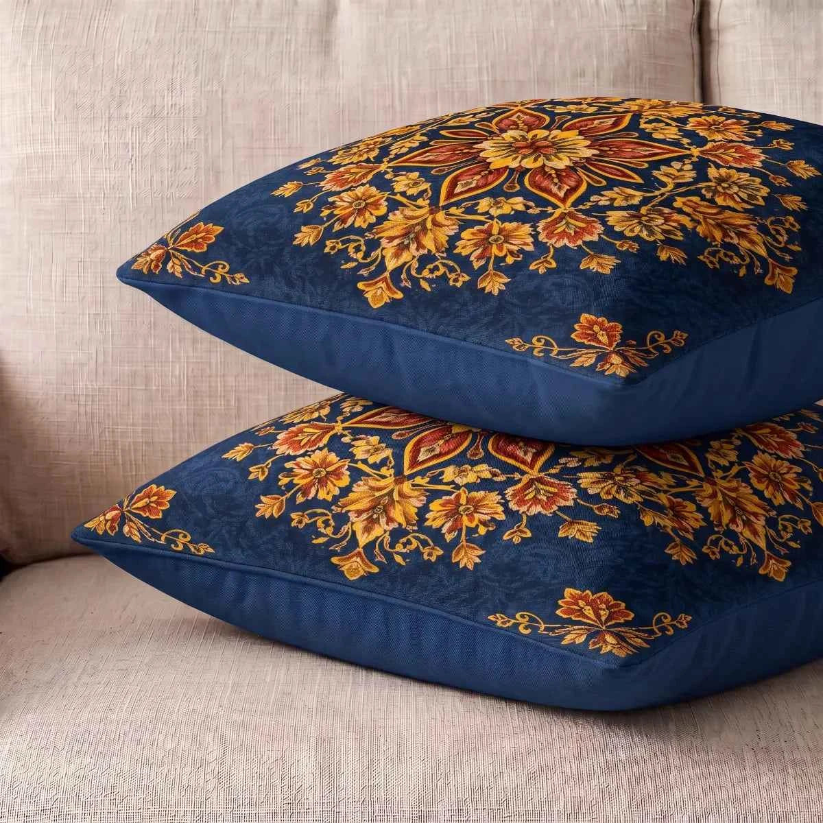 Persian Medallion Cushion Cover | Hummingbird