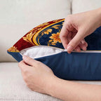 Sunburst Swirl Cushion Cover | Hummingbird