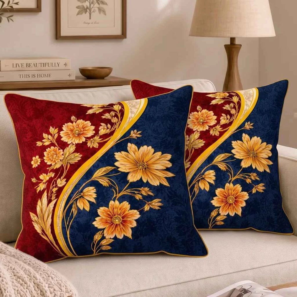 Sunburst Swirl Cushion Cover | Hummingbird
