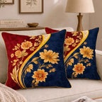 Sunburst Swirl Cushion Cover | Hummingbird