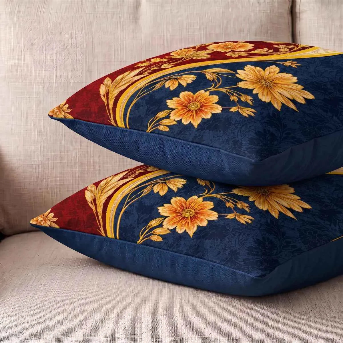 Sunburst Swirl Cushion Cover | Hummingbird