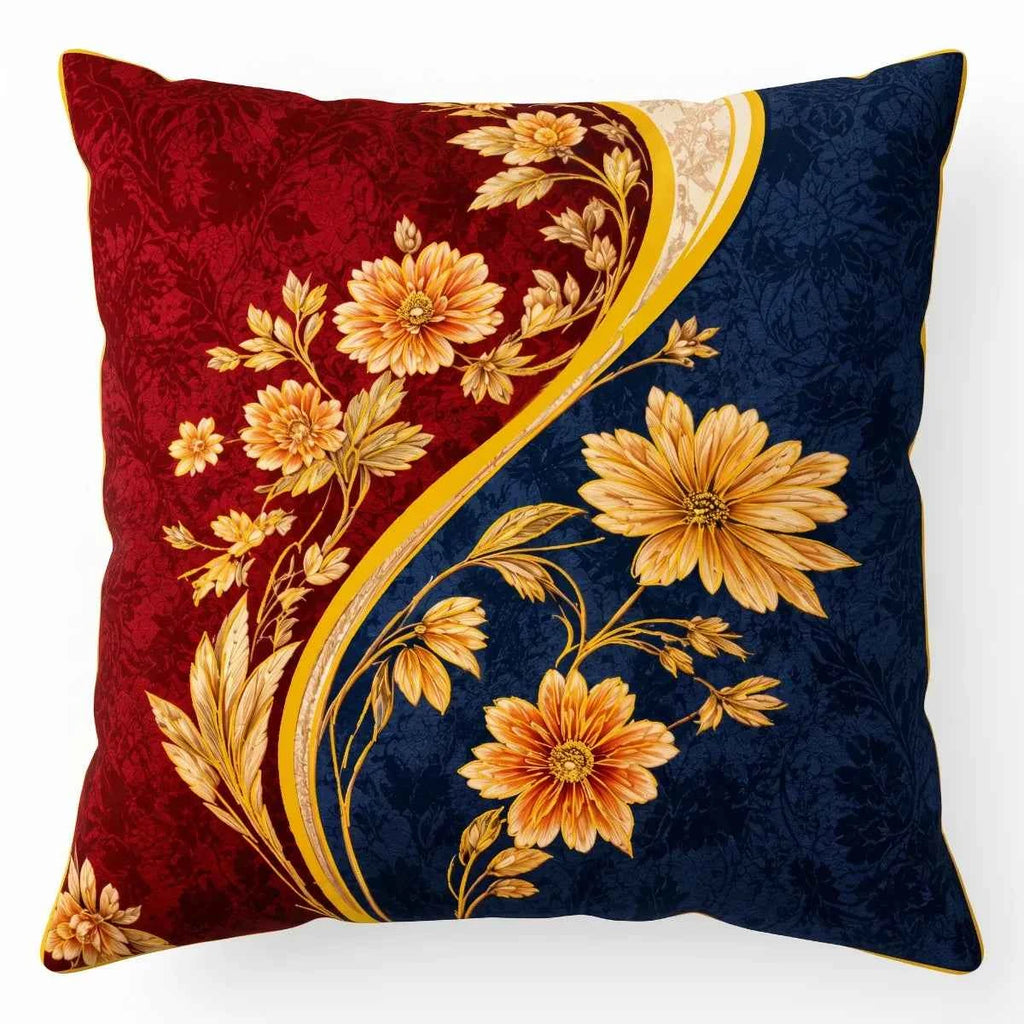 Sunburst Swirl Cushion Cover | Hummingbird
