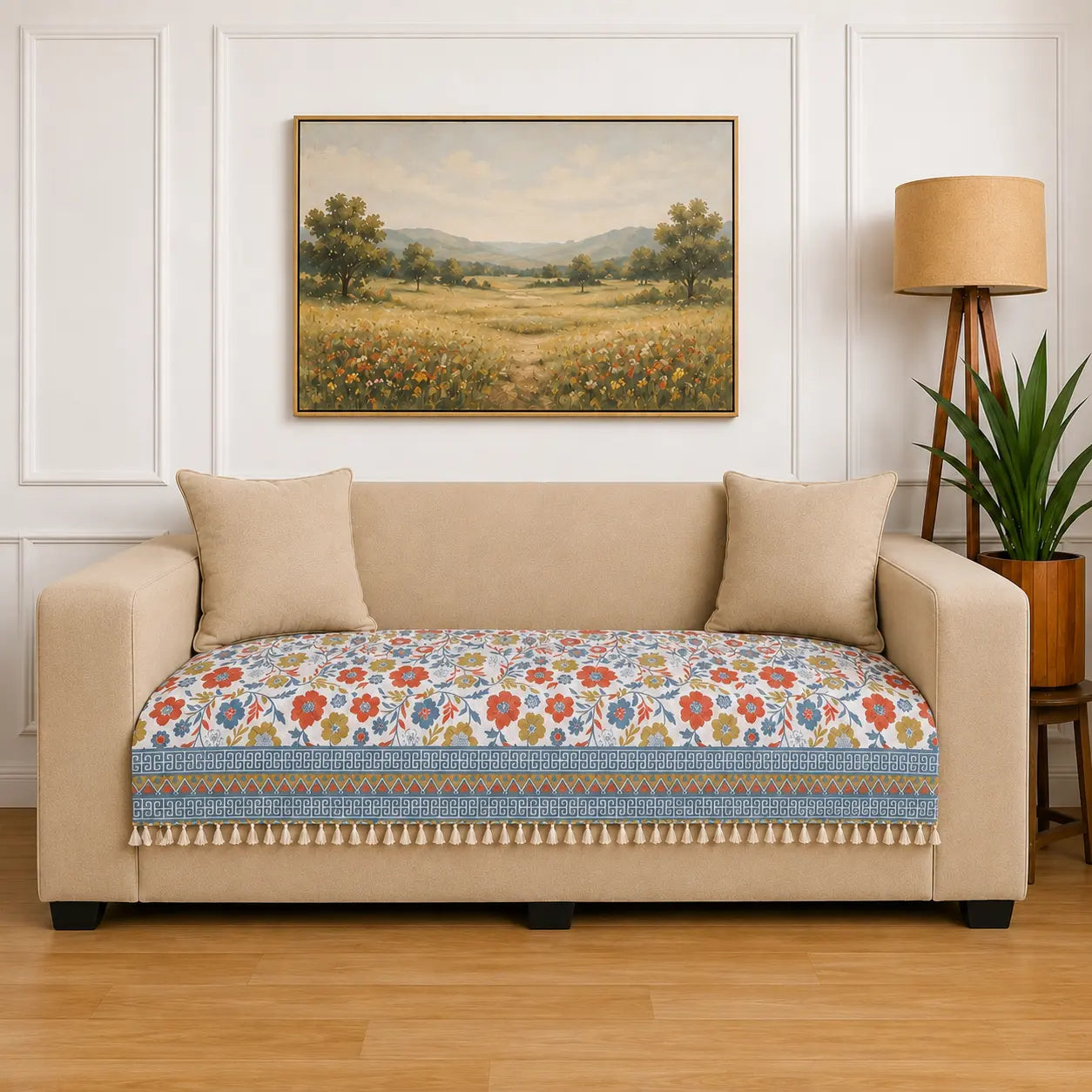 Lily Sofa Cover - Roseate