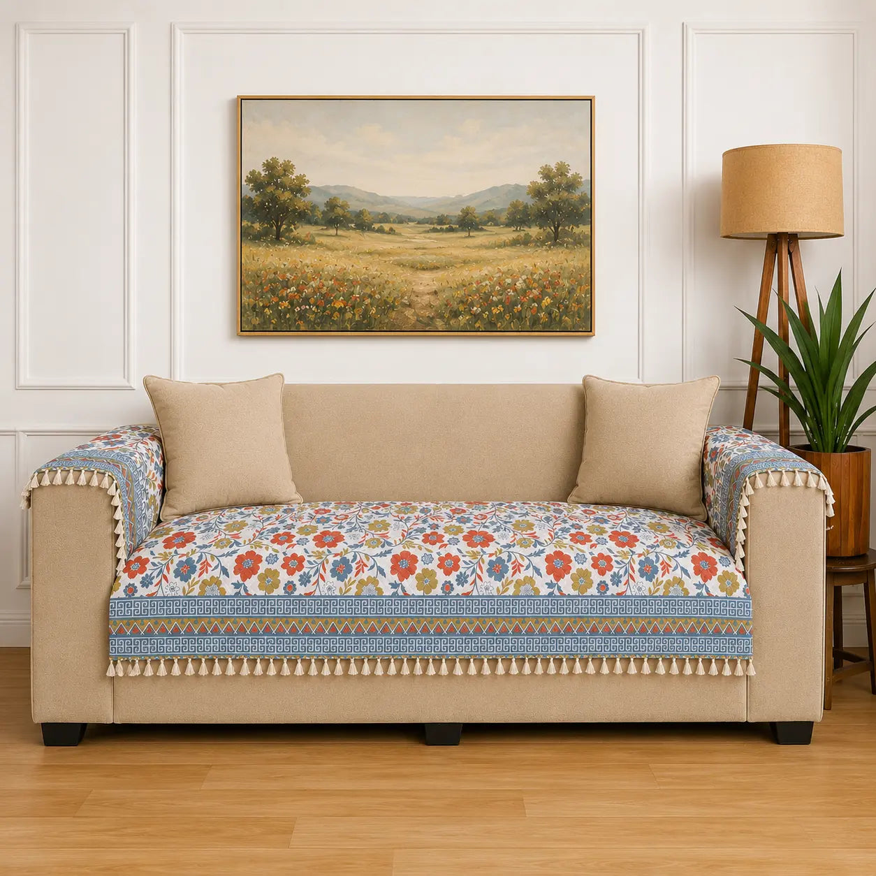 Lily Sofa Cover - Roseate