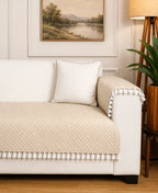 Beige Sofa Cover
