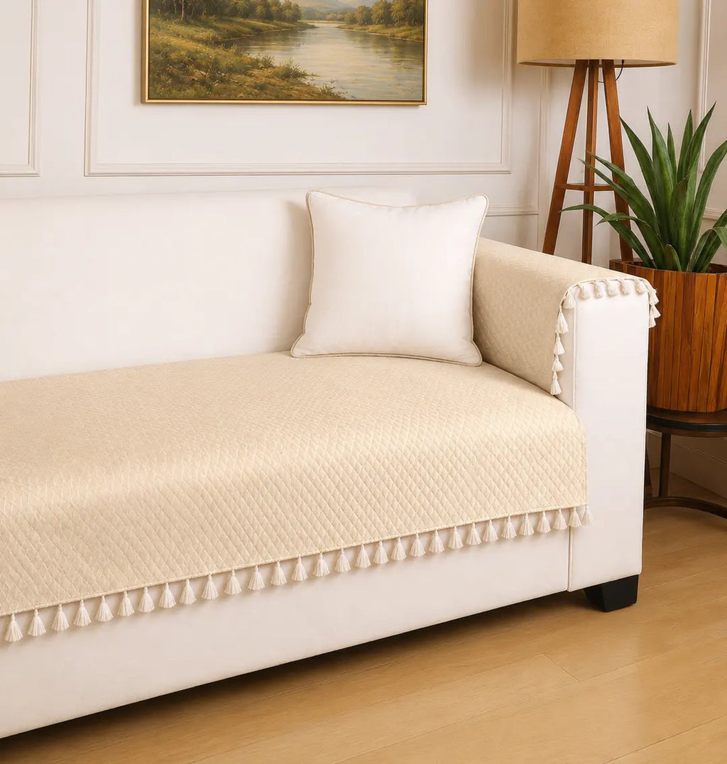 Beige Sofa Cover