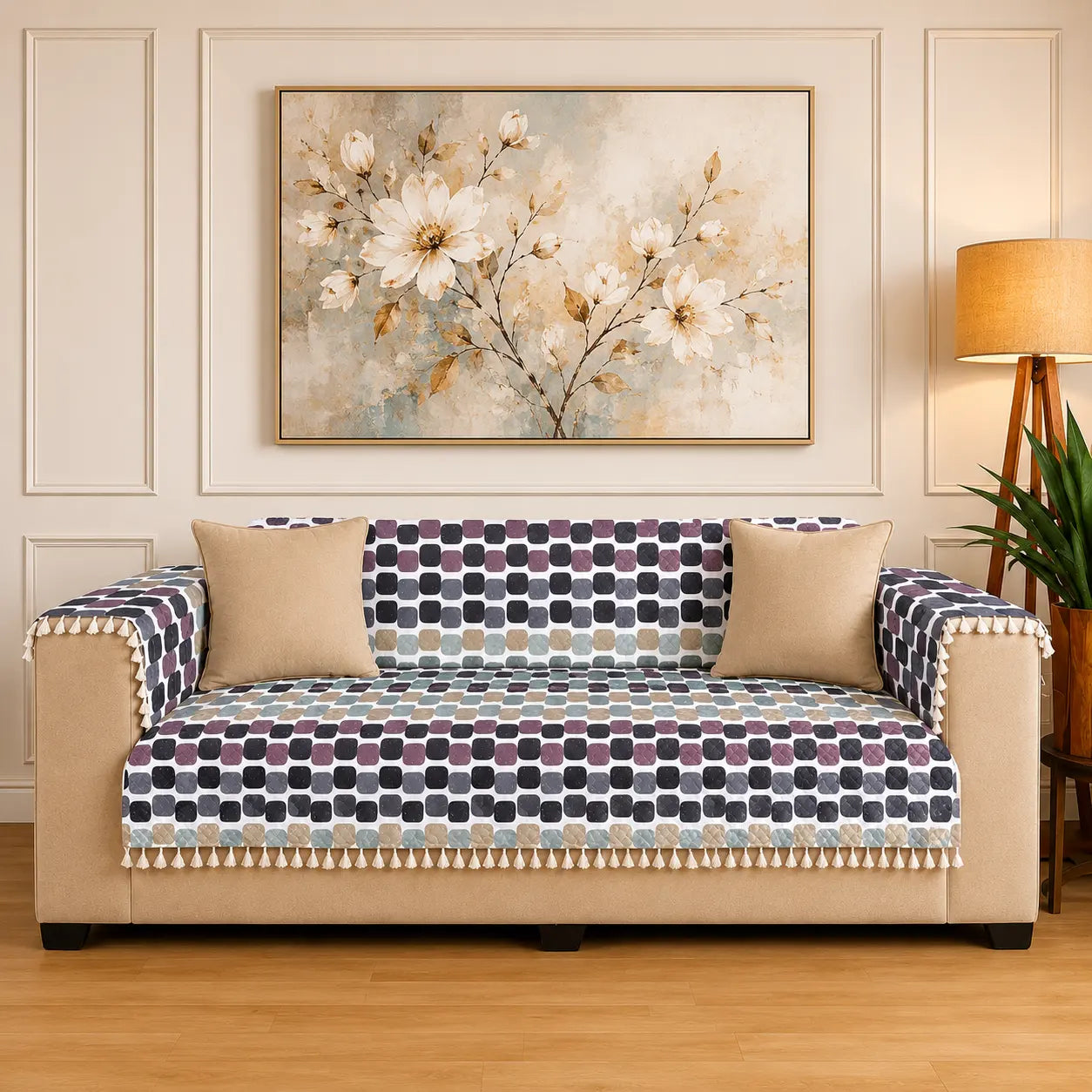 Cinder Sofa Cover - Roseate