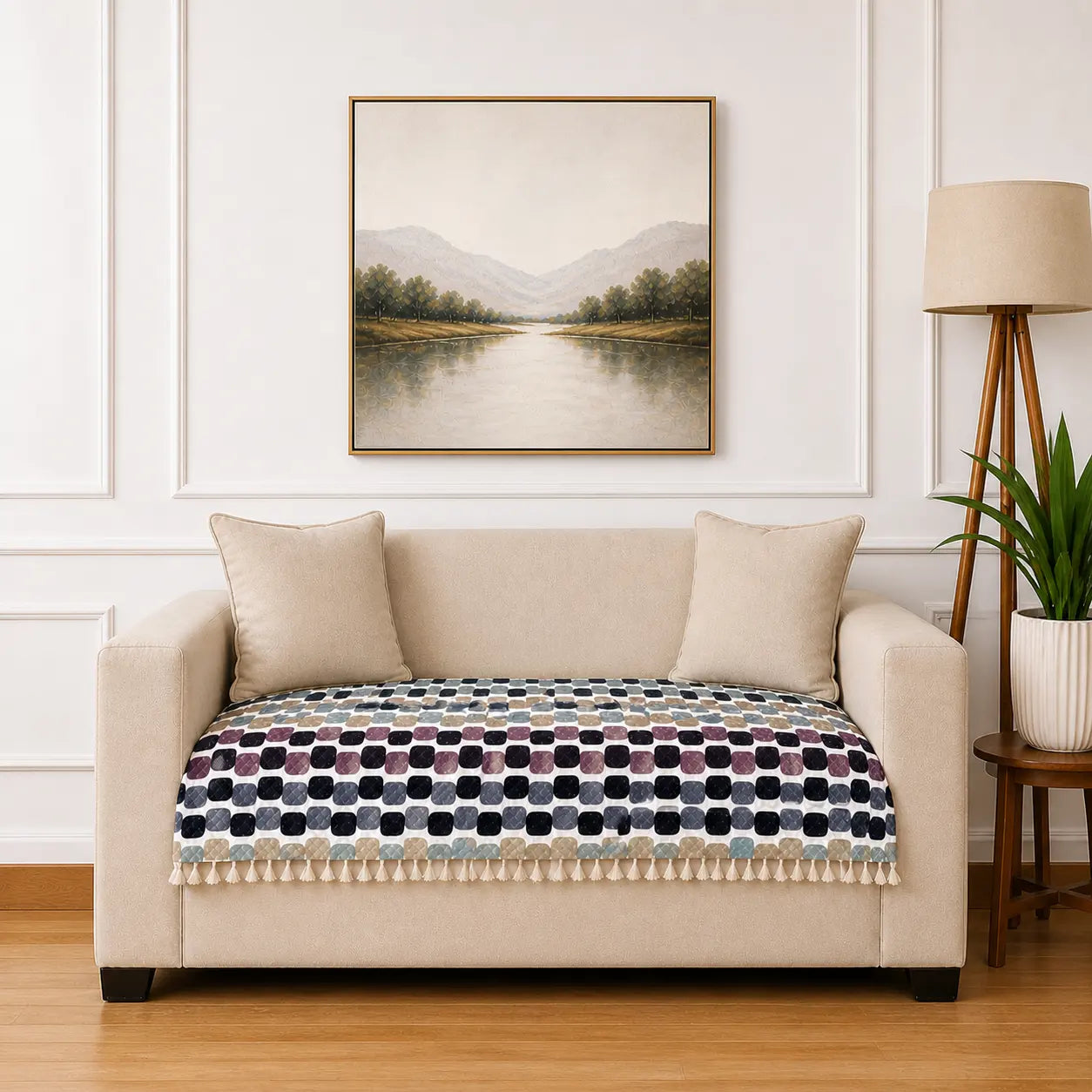 Cinder Sofa Cover - Roseate