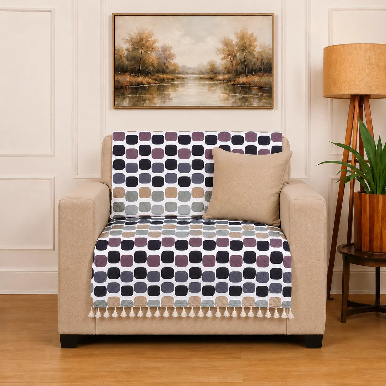 Cinder Sofa Cover - Roseate
