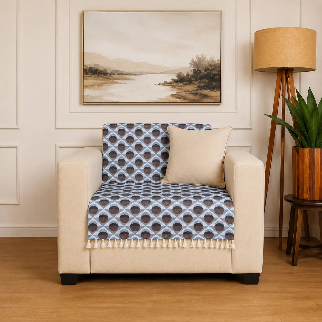 Stone Sofa Cover - Roseate