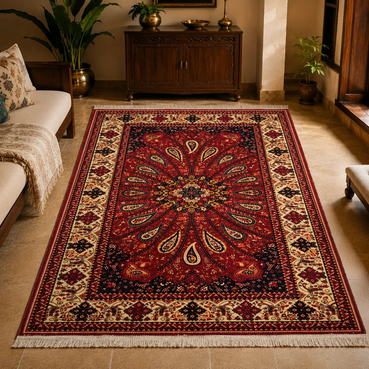 Kerman Persian Carpet - Roseate